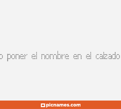 CÃ³mo poner el nombre en el calzado infantil